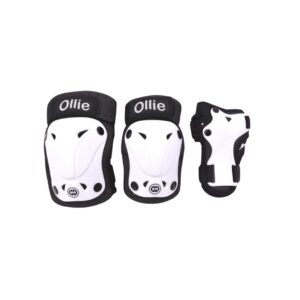 Set De Proteccion Ollie - Negro/Blanco
