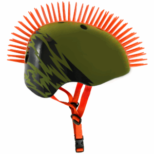 Casco Raskullz Green Slash 8+