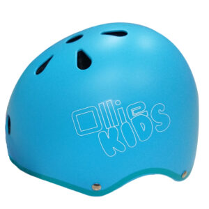 Casco Ollie Fex Tipo Skate C/Luz Regulable - Celeste