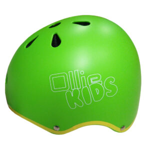 Casco Ollie Fex Tipo Skate C/Luz Regulable - Verde